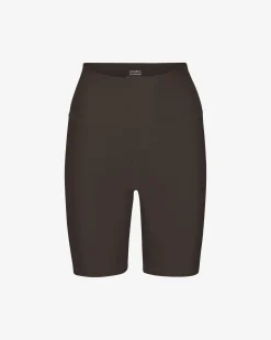 Active Bike Shorts - Coffee Brown