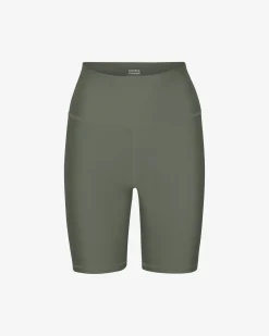 Active Bike Shorts - Dusty Olive