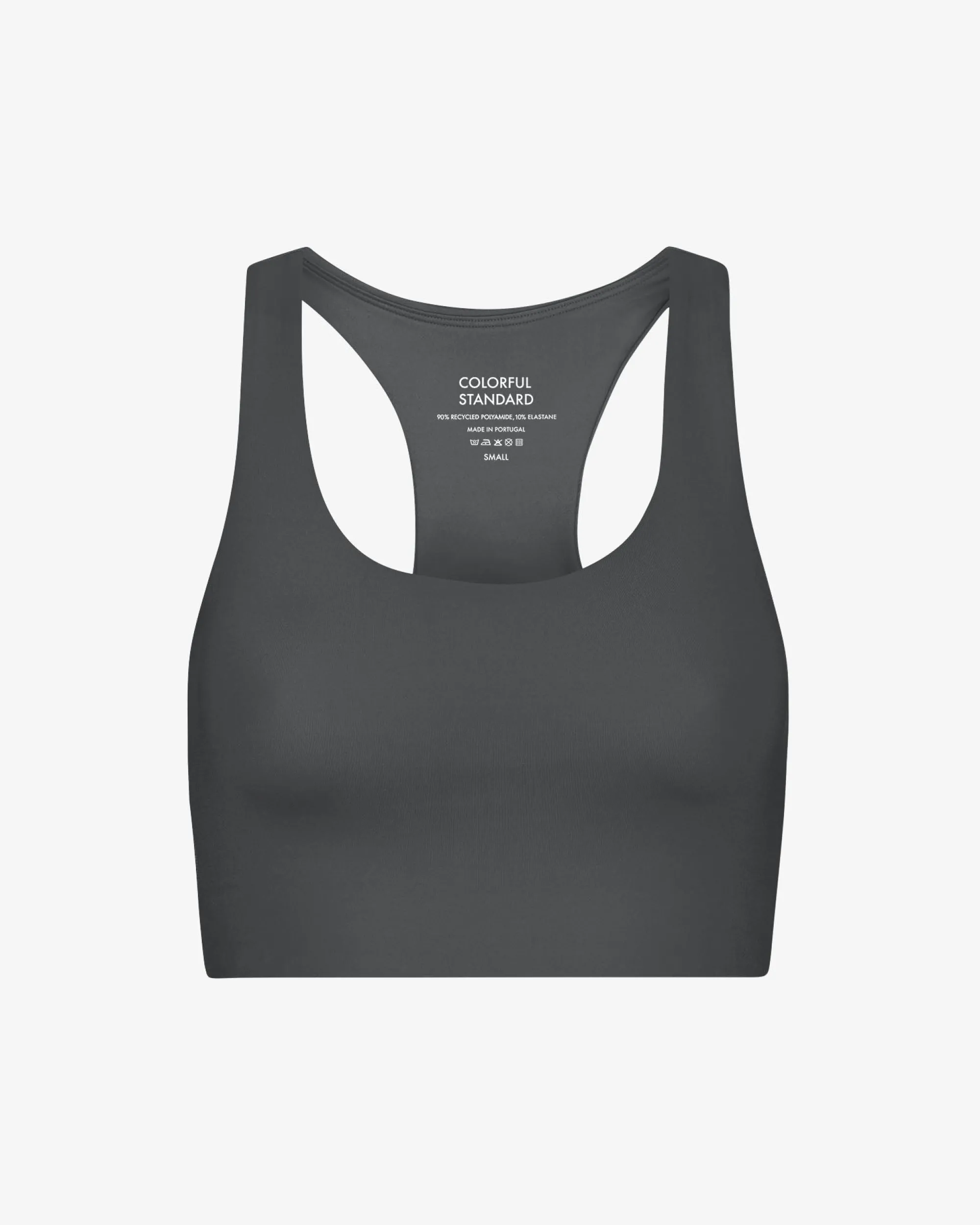 Active Cropped Bra - Lava Grey