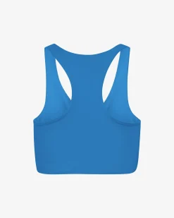 Active Cropped Bra - Pacific Blue