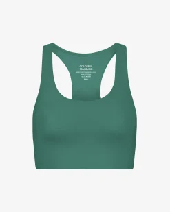 Active Cropped Bra - Pine Green