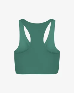 Active Cropped Bra - Pine Green