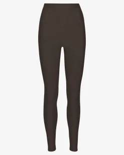 Active High-Rise Legging - Coffee Brown
