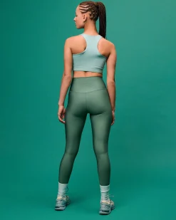 Active High-Rise Legging - Pacific Blue