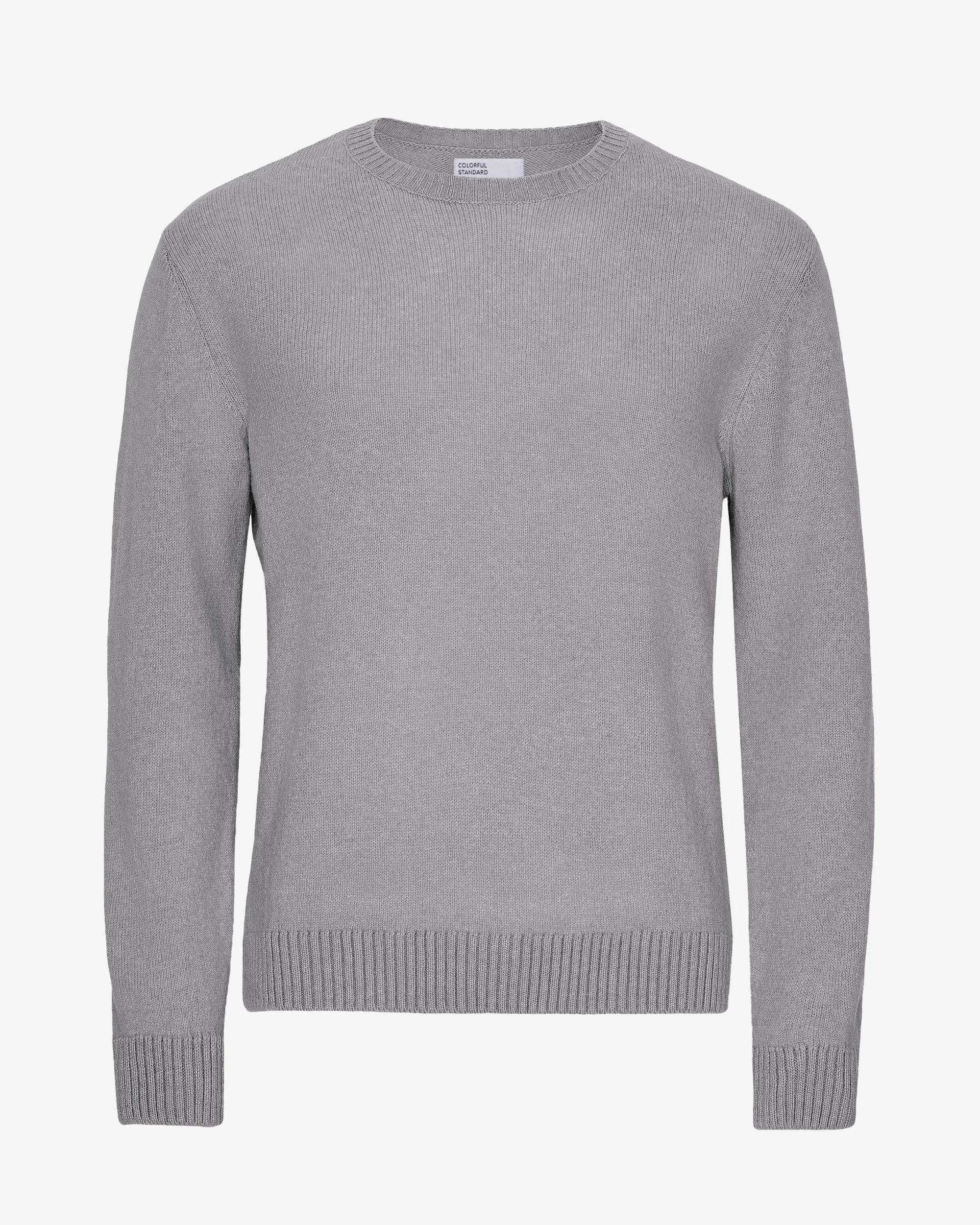 Classic Merino Wool Crew - Heather Grey