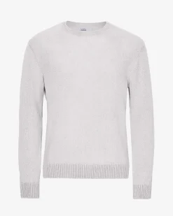 Classic Merino Wool Crew - Snow Melange