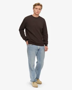 Classic Organic Crew - Coffee Brown
