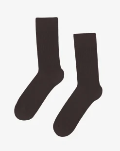 Classic Organic Sock - Coffee Brown