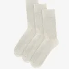 Classic Organic Sock - Ivory White (3-Pack)