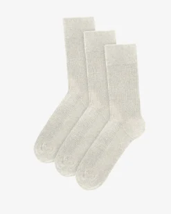 Classic Organic Sock - Ivory White (3-Pack)