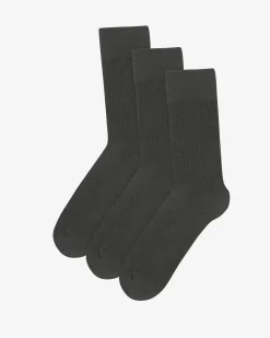 Classic Organic Sock - Lava Grey (3-Pack)
