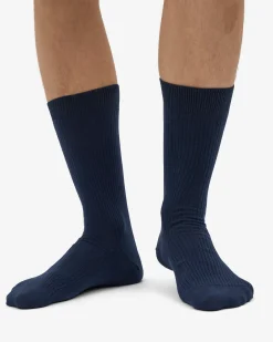 Classic Organic Sock - Navy Blue (3-Pack)