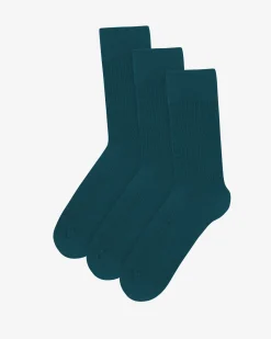 Classic Organic Sock - Ocean Green (3-Pack)