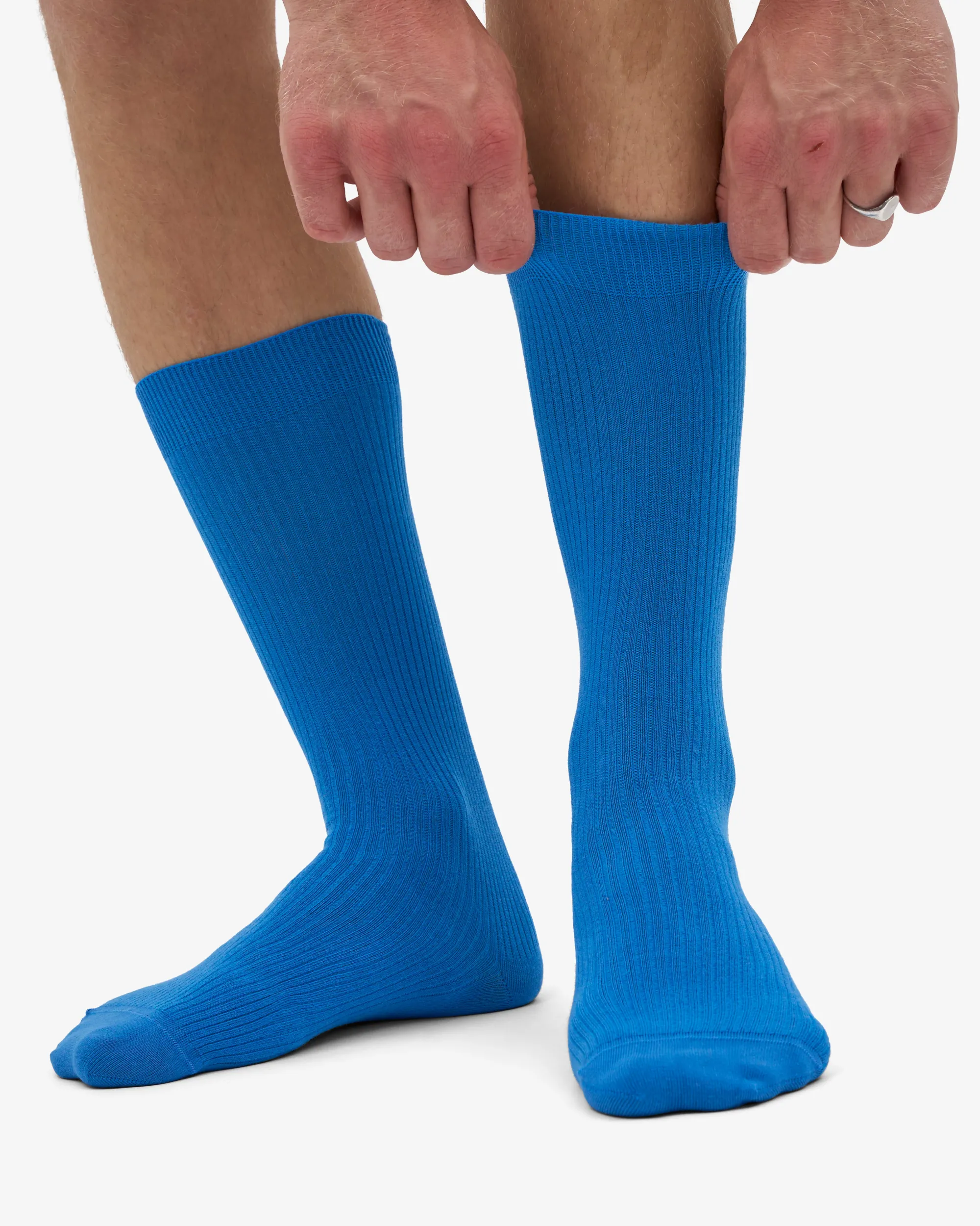 Classic Organic Sock - Pacific Blue (3-Pack)