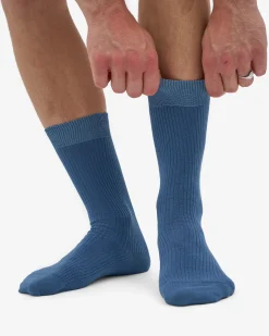 Classic Organic Sock - Petrol Blue