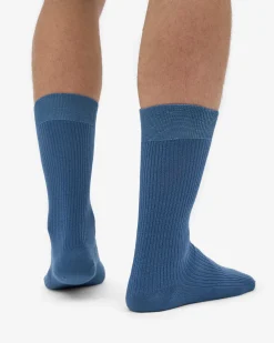 Classic Organic Sock - Petrol Blue