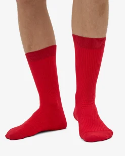Classic Organic Sock - Scarlet Red