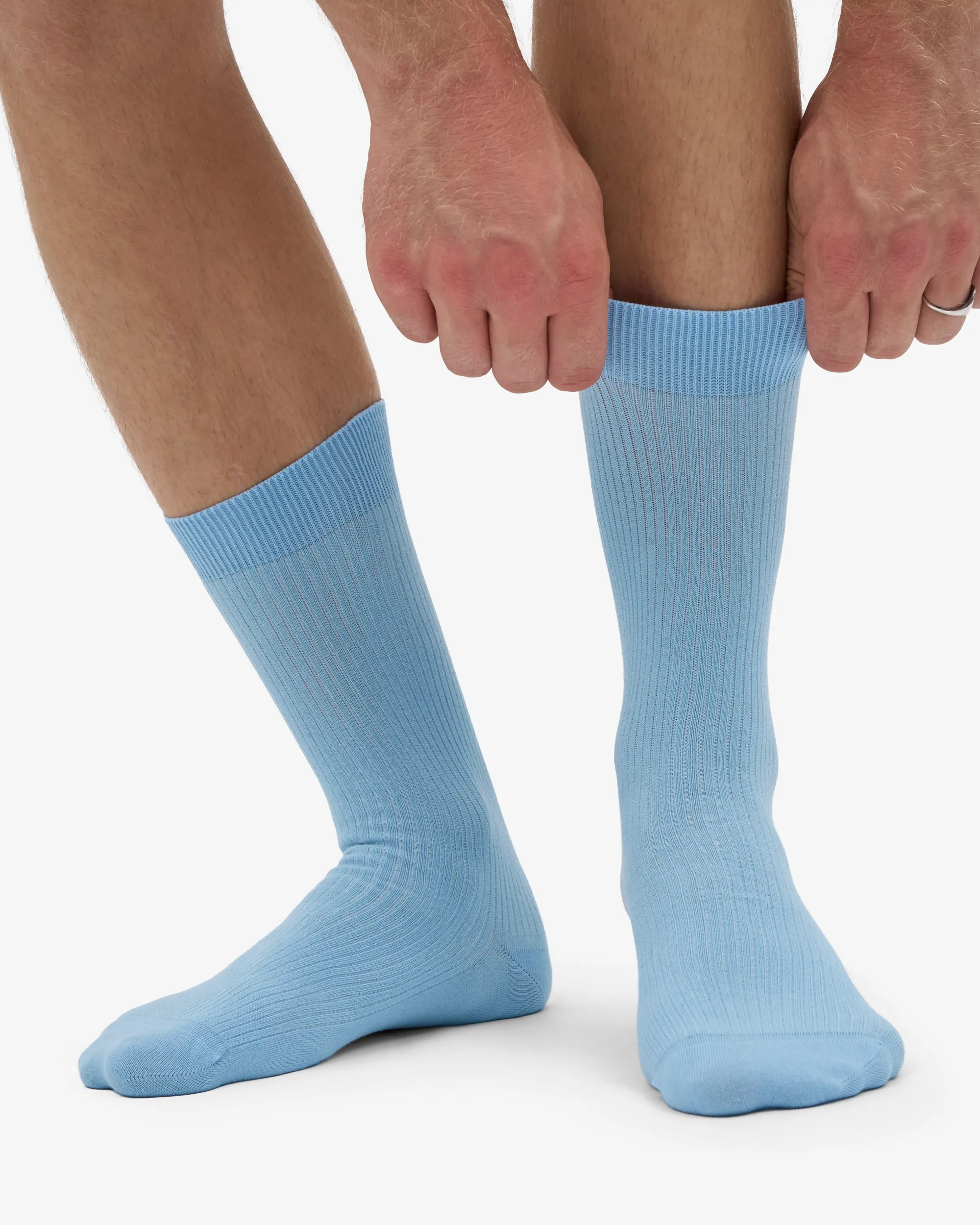 Classic Organic Sock - Seaside Blue (3-Pack)
