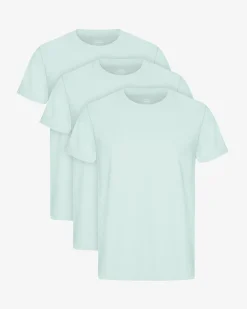 Classic Organic Tee - Light Aqua (3-Pack)