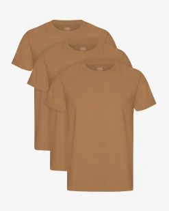 Classic Organic Tee - Sahara Camel (3-Pack)