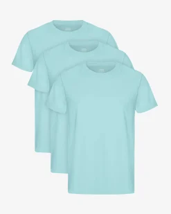 Classic Organic Tee - Teal Blue (3-Pack)