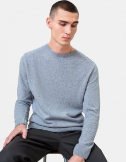 Light Merino Wool Crew - Bubblegum Pink