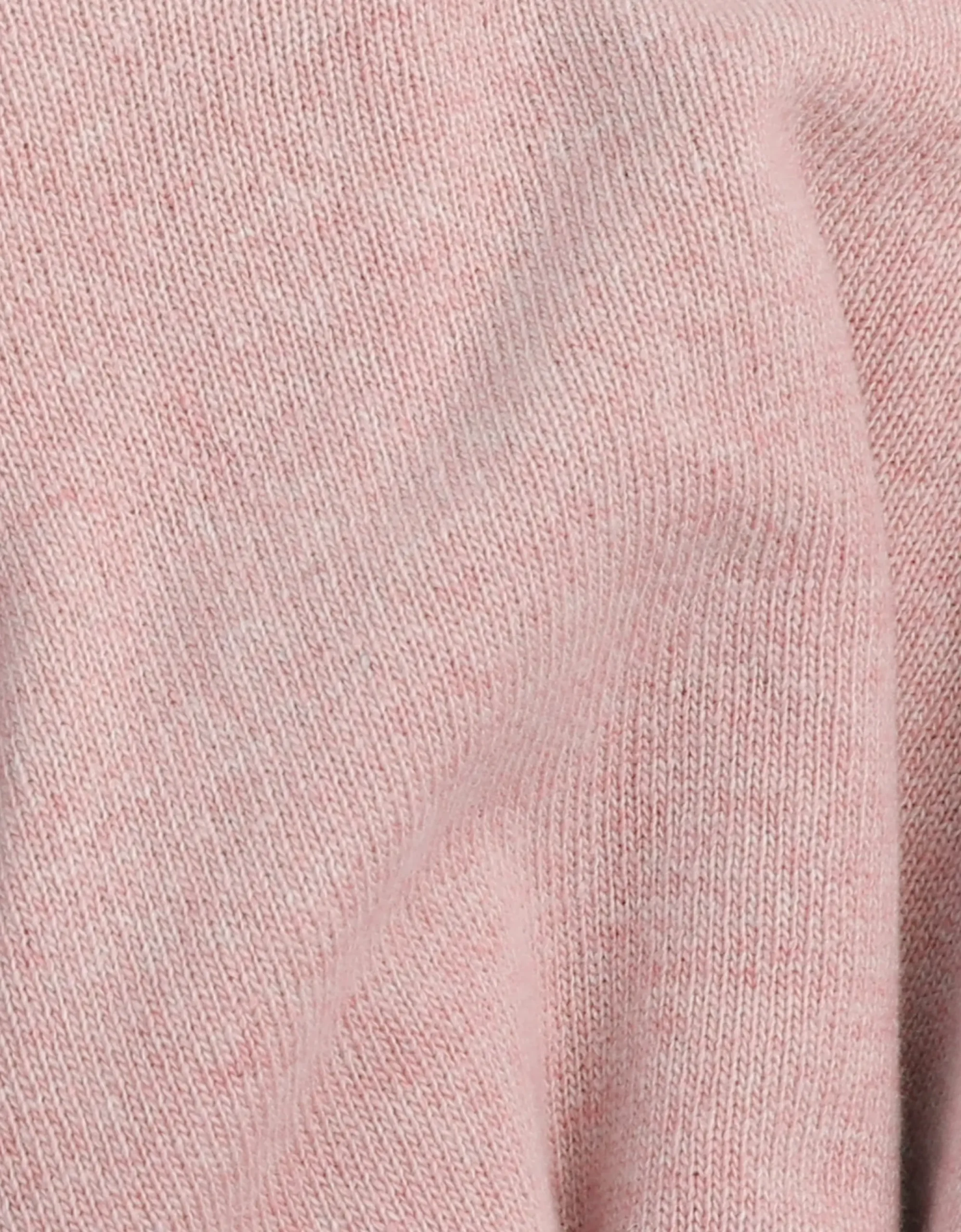 Light Merino Wool Crew - Faded Pink