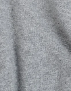 Light Merino Wool Crew - Heather Grey