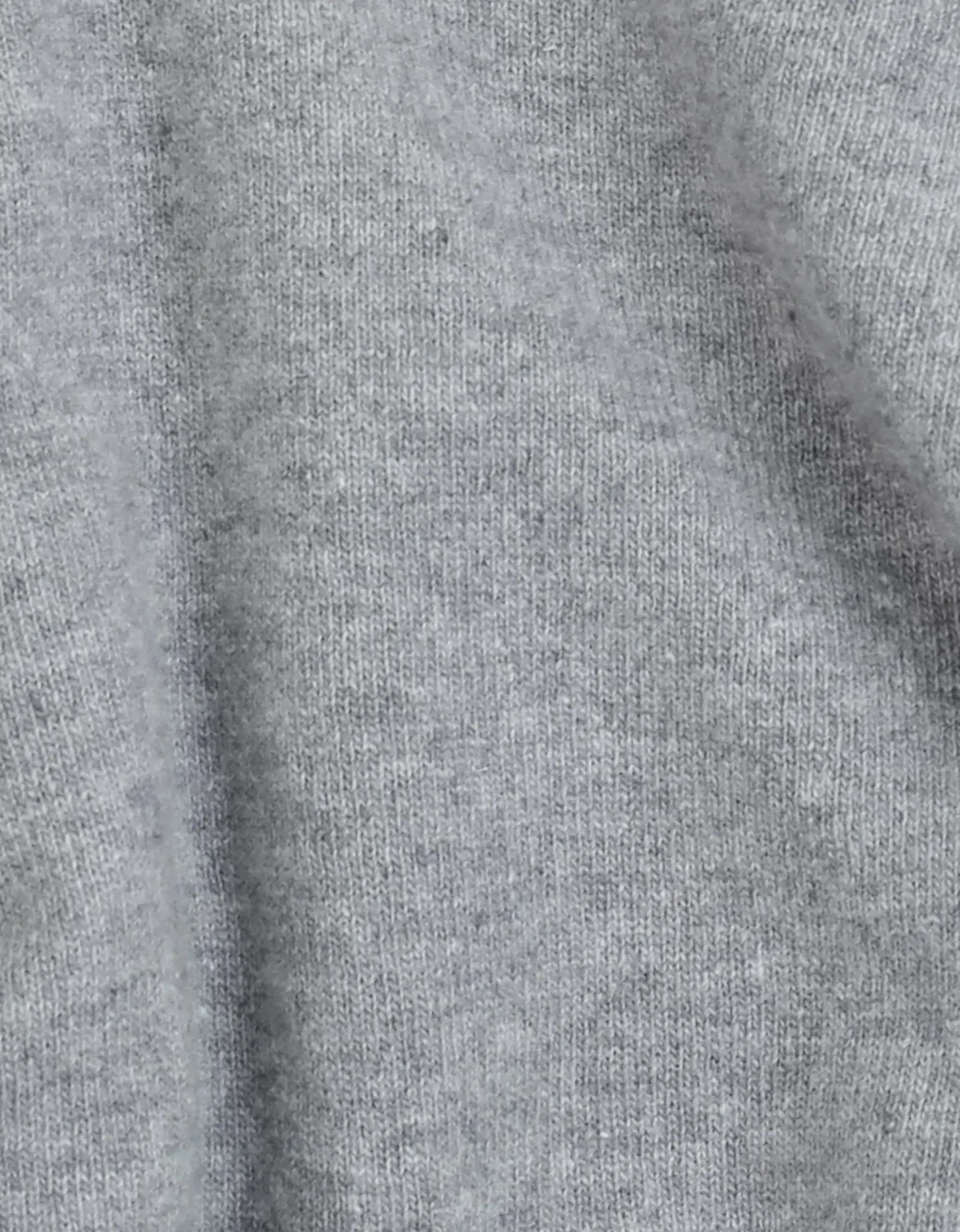 Light Merino Wool Crew - Heather Grey
