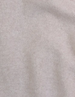 Light Merino Wool Crew - Ivory White