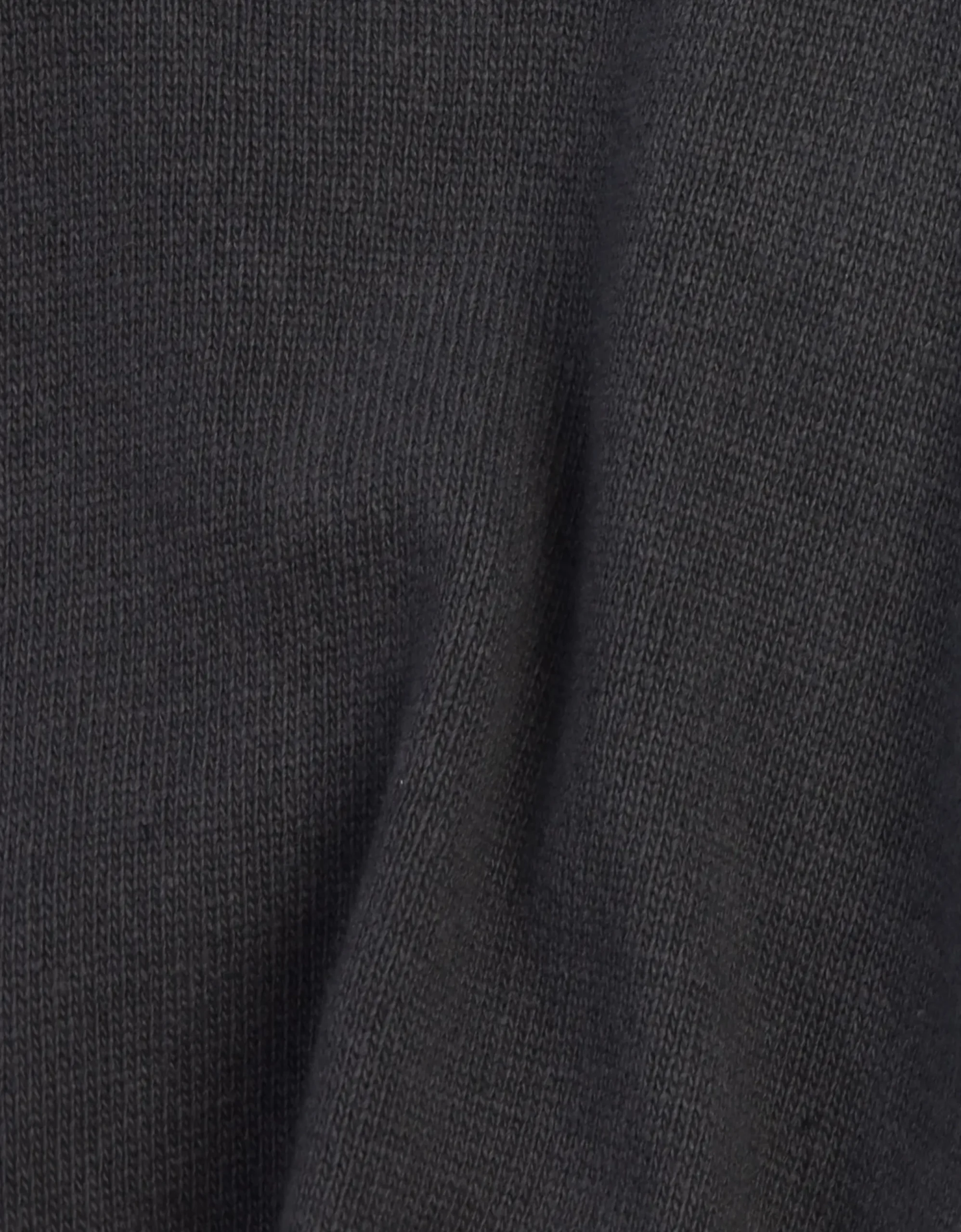 Light Merino Wool Crew - Lava Grey