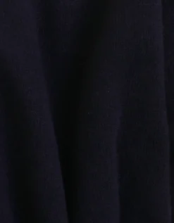 Light Merino Wool Crew - Navy Blue
