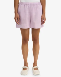 Linen Shorts - Cherry Blossom