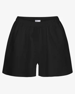 Linen Shorts - Deep Black
