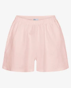 Linen Shorts - Faded Pink