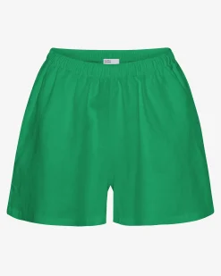 Linen Shorts - Kelly Green