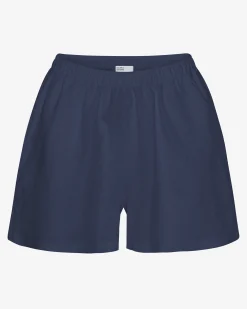 Linen Shorts - Marine Blue