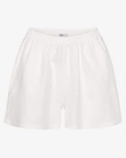 Linen Shorts - Optical White