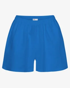 Linen Shorts - Pacific Blue