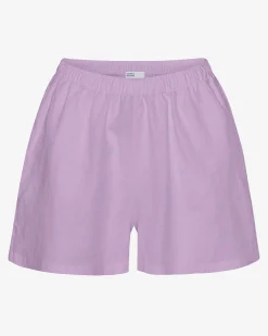 Linen Shorts - Soft Lavender