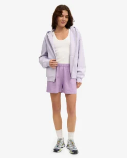 Linen Shorts - Soft Lavender