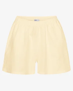 Linen Shorts - Soft Yellow