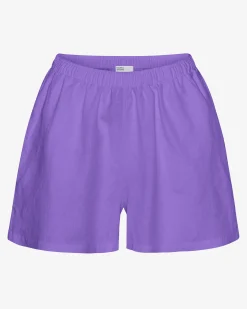 Linen Shorts - Ultra Violet