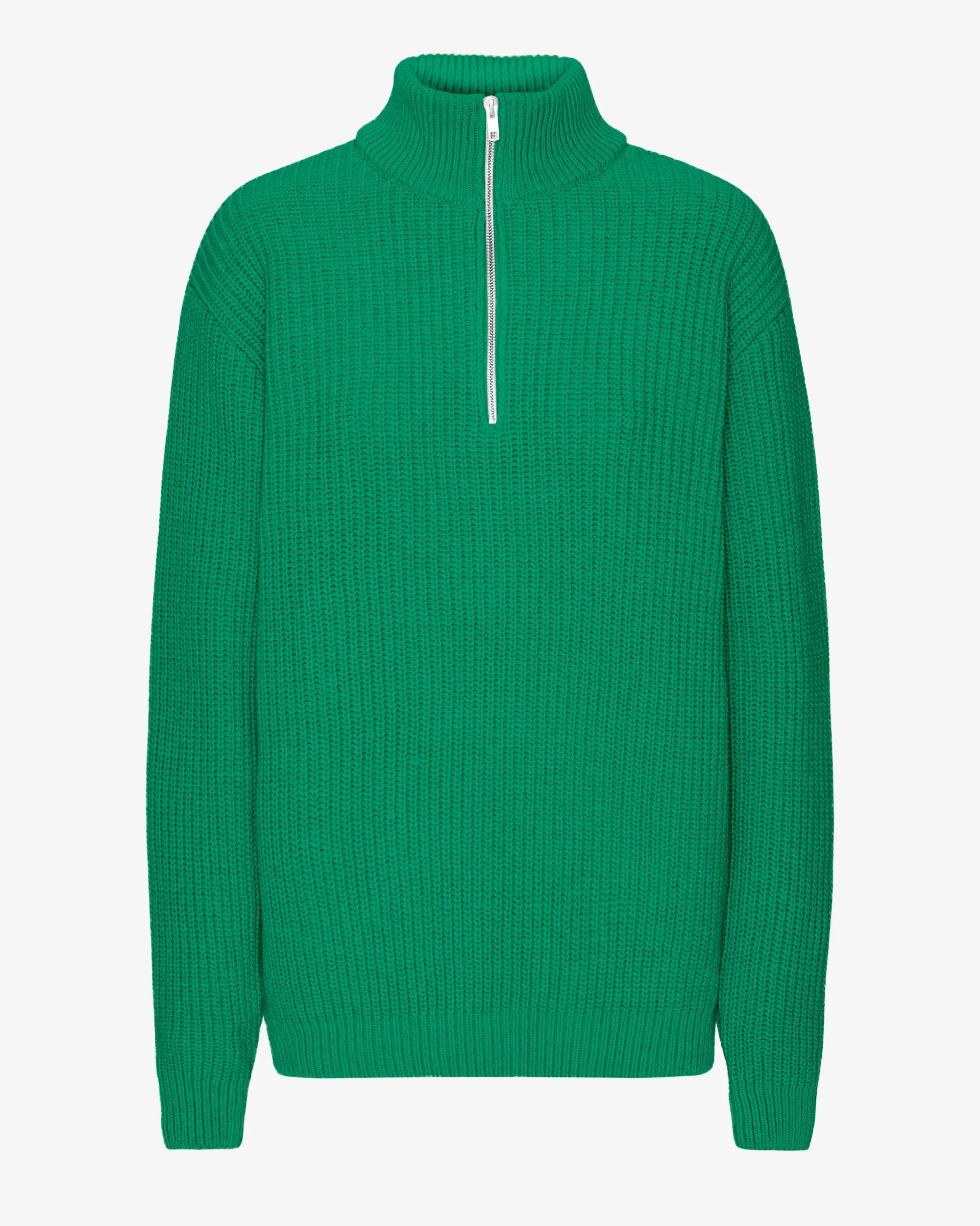 Merino Quarter Zip - Kelly Green