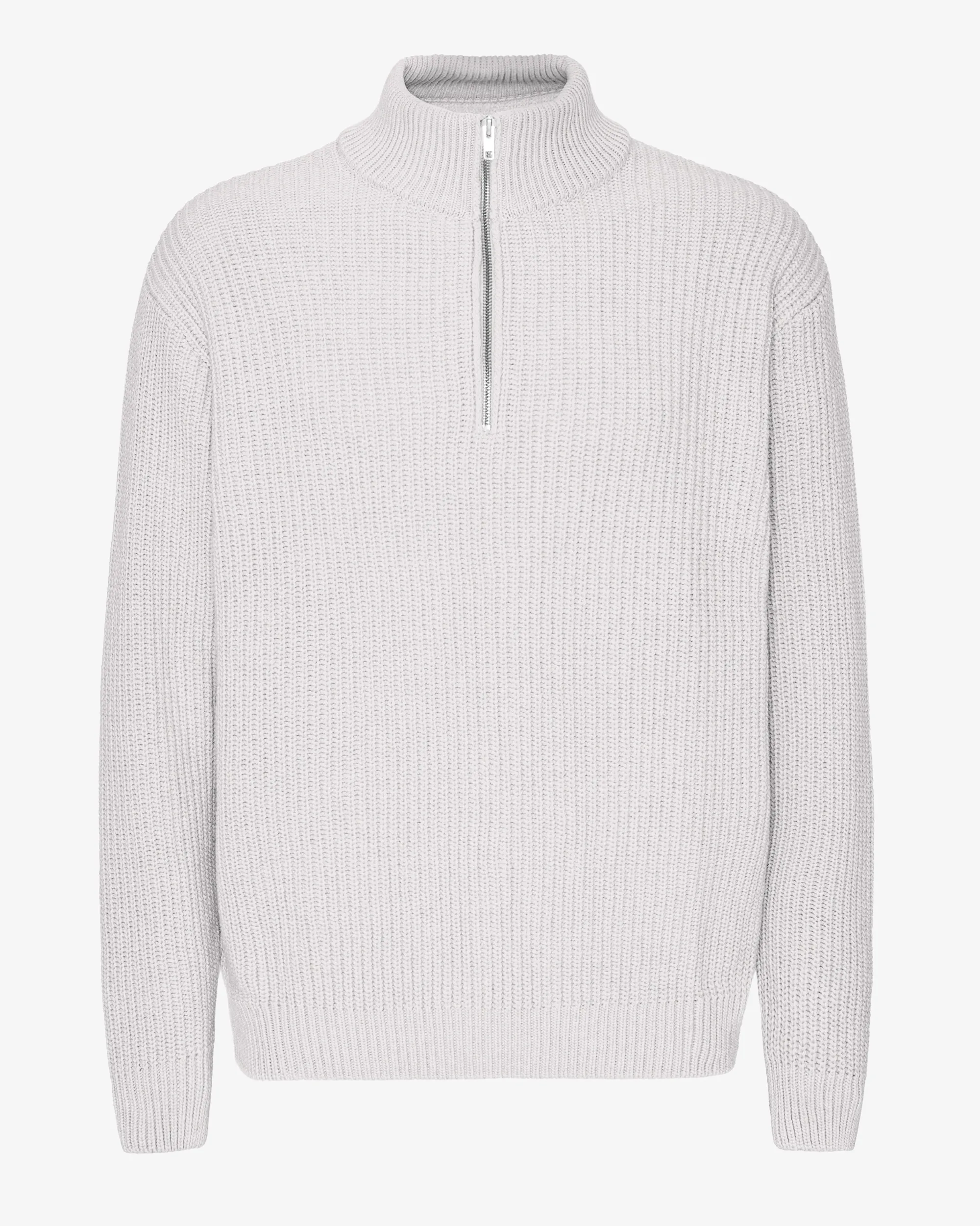 Merino Quarter Zip - Snow Melange