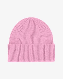 Merino Wool Beanie - Cherry Blossom