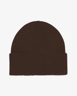 Merino Wool Beanie - Coffee Brown