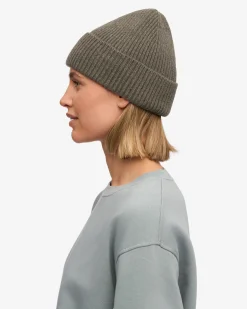 Merino Wool Beanie - Dusty Olive