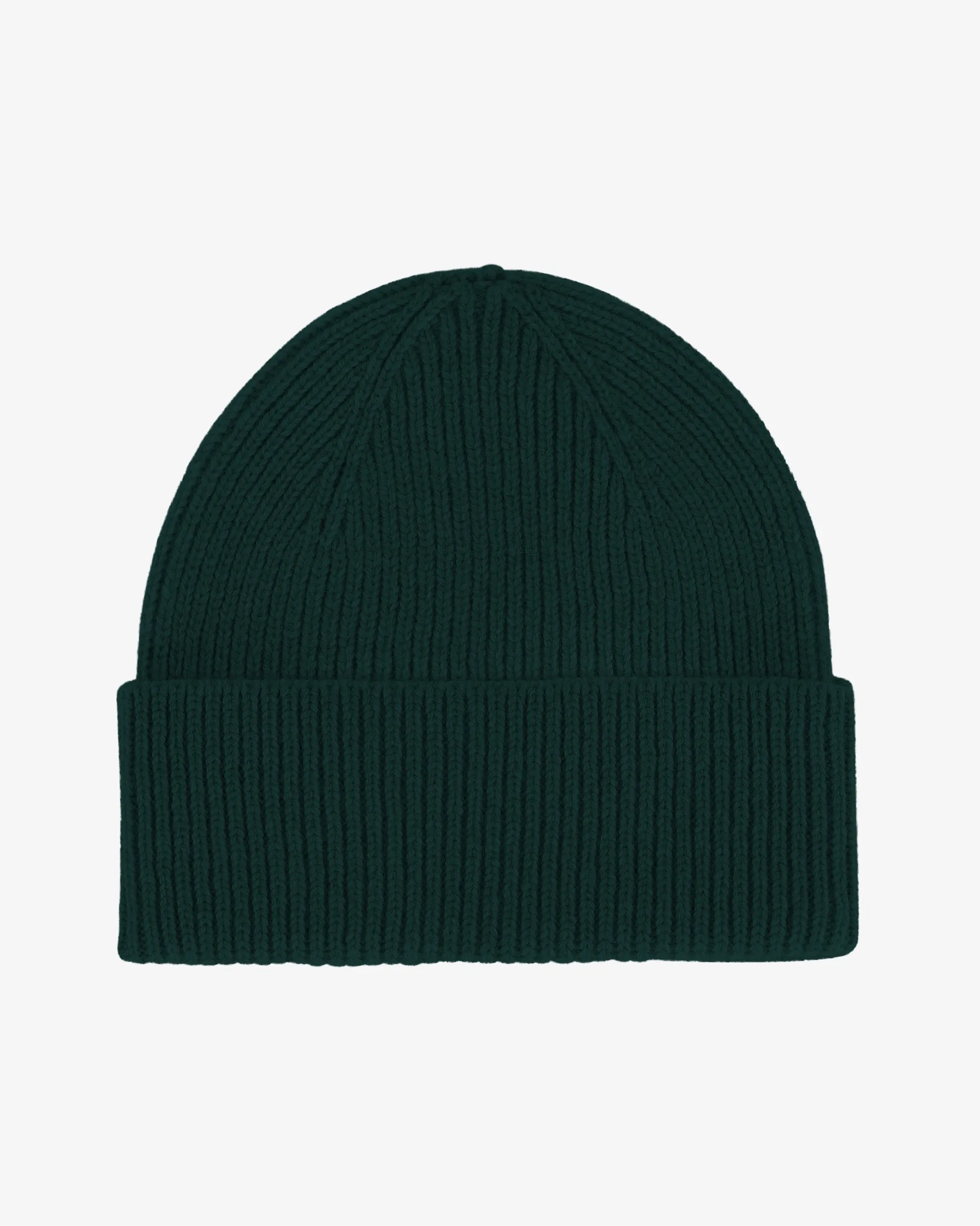 Merino Wool Beanie - Emerald Green