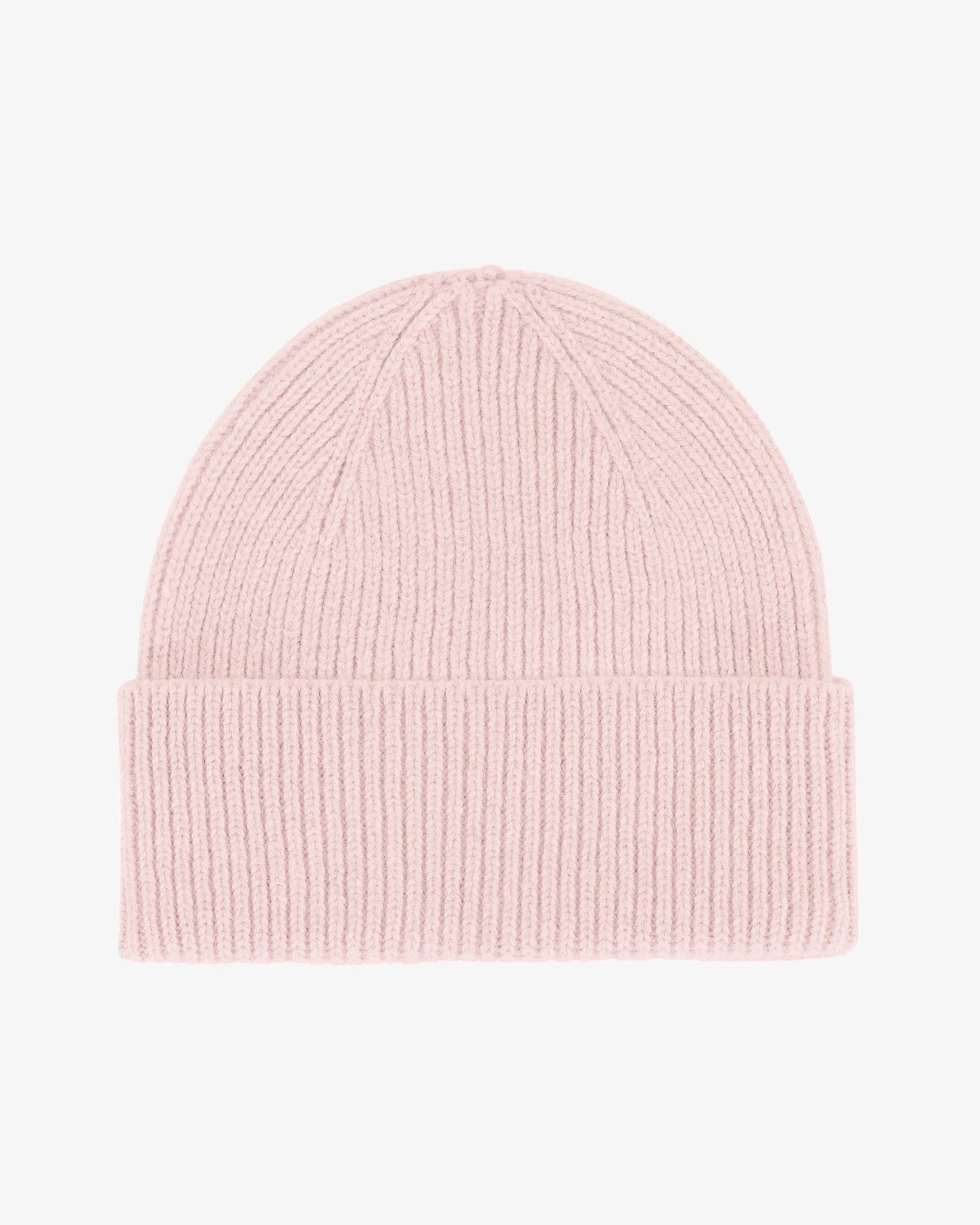 Merino Wool Beanie - Faded Pink